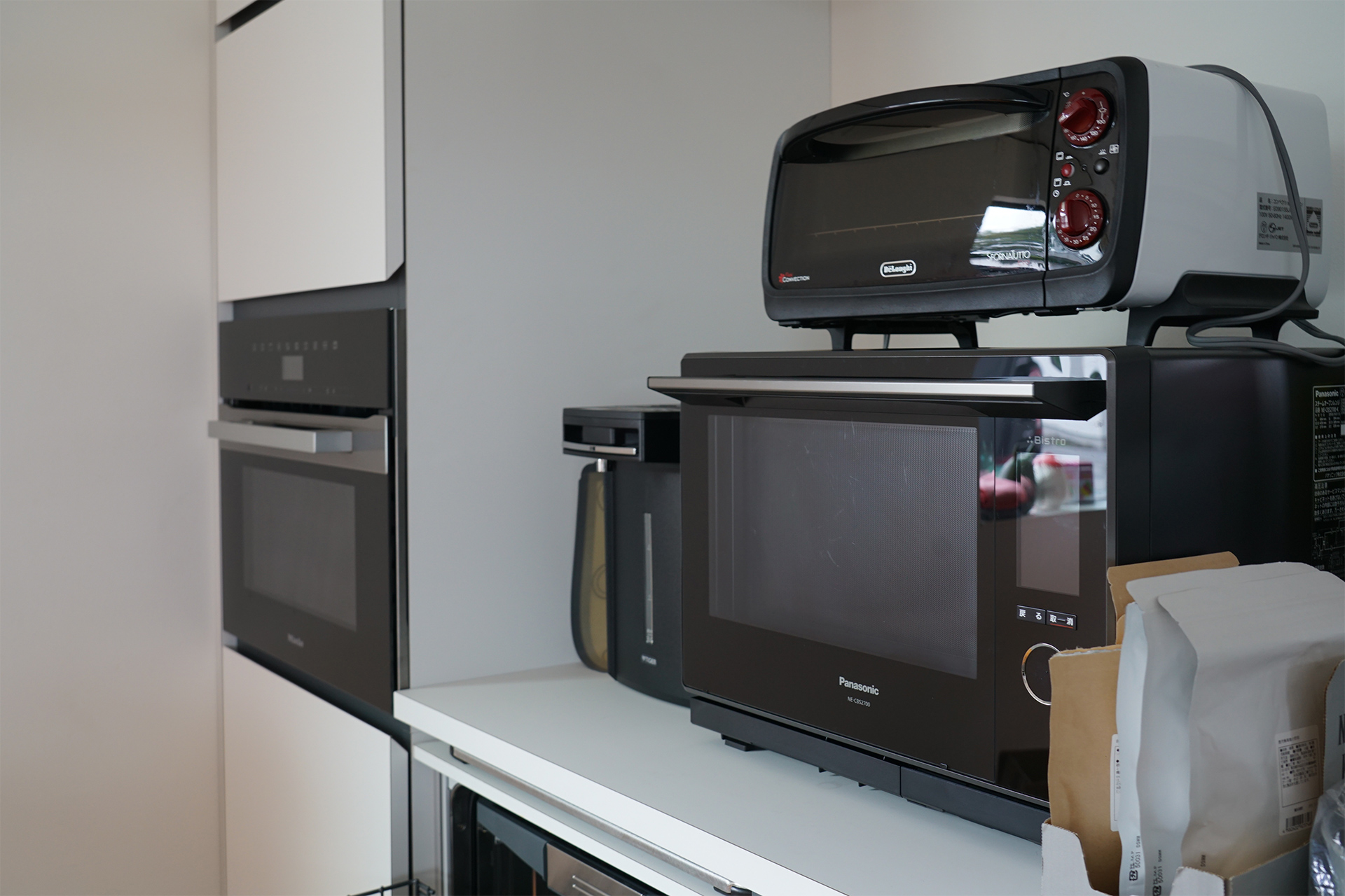 Miele H7440Bとパナソニック　ビストロ NE-CBS2700
