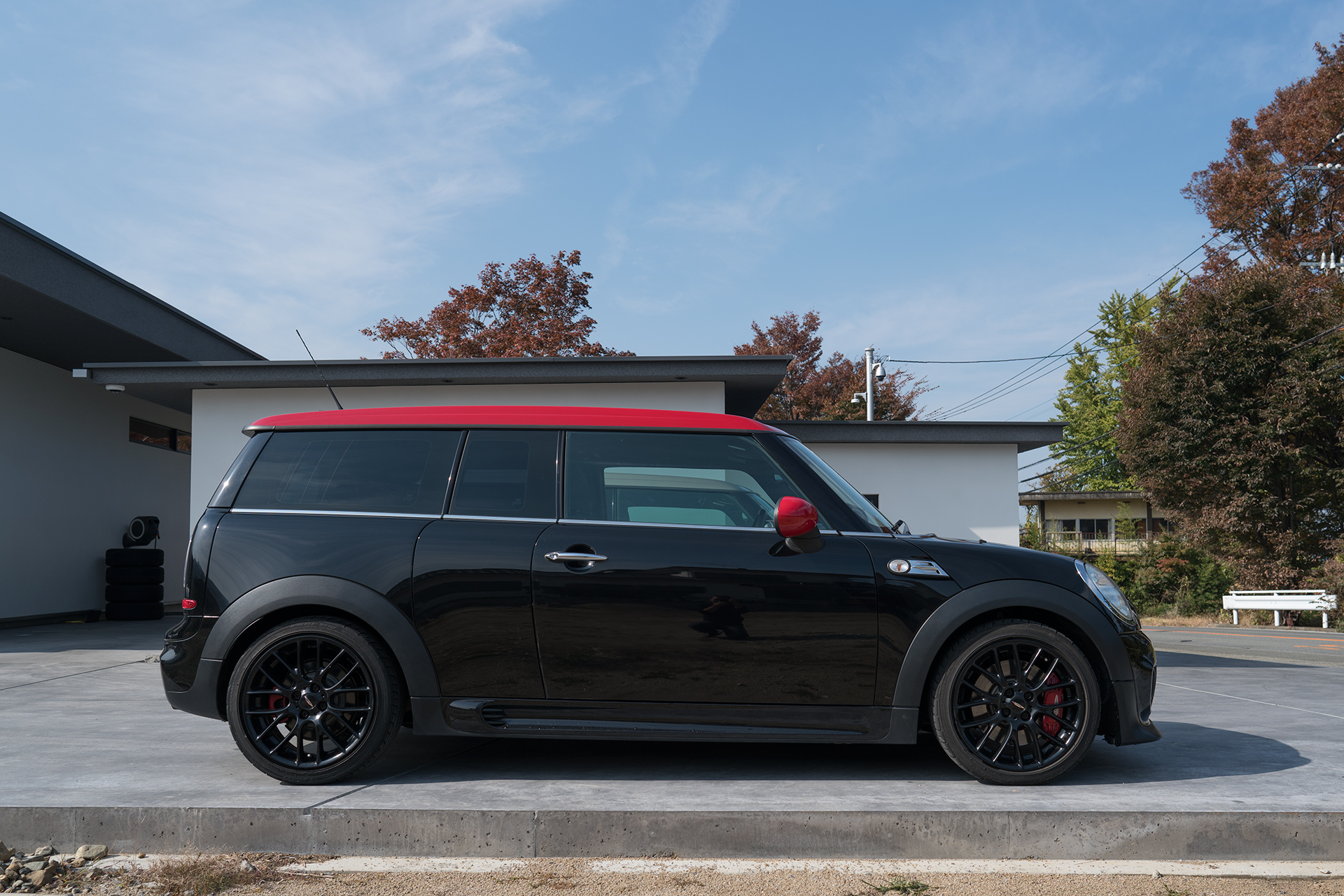 MINI R55 JCW 横から